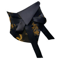 Luxuriöser goldener Drache-Jacquard-Taillenmieder für Frauen,