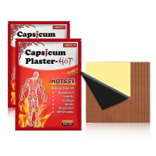 (16pcs) Chilli Paste Pain Relief Patch Relieves pain from muscle strains, back pain and joint pain. Breathable chilli patch myi