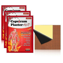 (24pcs) Chilli Paste Pain Relief Patch  Relieves pain from muscle strains, back pain and joint pain. Breathable chilli patch  myi