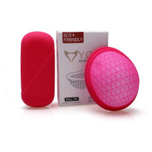 Reusable Menstrual Disc for Feminine Hygiene, Leak-Proof Silicone Period Cup with 12 Hours Protection