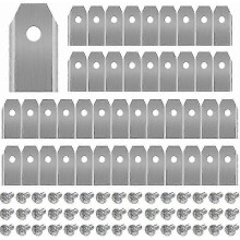 45 x Titanium Knife Blades for All Husqvarn/Automower/Yardforce/Gardena Robotic Lawn Mowers -QWER