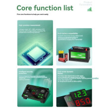 VTM100 7-100V Digital Voltmeter Battery Tester Voltage Power Indicator for Ternary/Lithium Iron/Acid Batteries