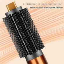 Round Volumizing Brush Attachmen for AirWrap HS01 HS05 HS08 Hot-Air Hair Brushes for Straight Wavy Curly B