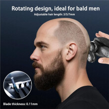 Replacement Blades for Balder Pro Shaver Model XR7000, 5 Dual Track Heads for Shaver