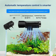 Small Aquarium Accessories Adjustable Fan Fish Tank Supplies Silent Cooling Fan US Plug