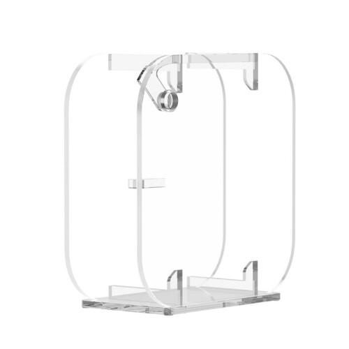 Clear Acrylic Desk Stand Base for   M4 / M4 Pro 2024, Vertical Horizontal Desktop Storage Protective Stand