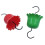 4-Pack Large Capacity Water Feeder Hanging  Feeder with Hook and Cleaning Brush(Red) 6