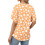 Damen-Sommer-Oberteil mit V-Ausschnitt und-Beige M 6