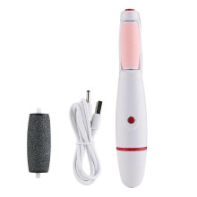 (Red) Portable USB Electric Foot Grinder File Vacuum Hard Skin Remover Machine