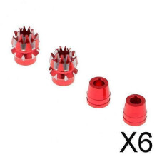 (6 Pcs) 2-8pack 2pcs Aluminum Anti-slip Thumb Rocker M3 Futaba Remote Controller