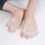 Toe Separators Bunion Corrector Silicone Toe Stretchers for Alignment and Pain Relief White 3