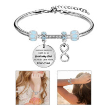 2026 Best Fashionable Beaded Chain Bracelet Unisex Ti Steel Jewelry Sensitive Skin Friendly Daily Wear Gift Multicolor