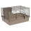 (Small) Indoor Guinea Pig Cage Single Level Plastic Base 8