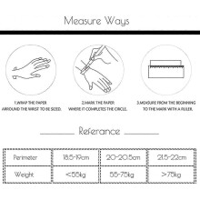 Fashion Men's Bracelet Leather Men's Bracelet Bracelets for Heilwiy Men Youth Gift Black