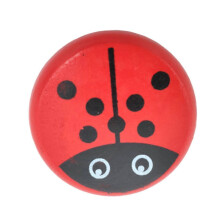 Wooden YoYo Toy for Kids with Cartoon Insect Design, Durable Wood Build for HandEye Coordination