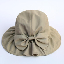 (Khaki, M(56-58cm)) Japanese Straw Cotton Linen Wide Brim Sun Hat Spring Summer Fisherman Hat Foldable Bucket Hat UV Protection Fashion