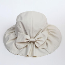(Beige White, M(56-58cm)) Japanese Straw Cotton Linen Wide Brim Sun Hat Spring Summer Fisherman Hat Foldable Bucket Hat UV Protection Fashion