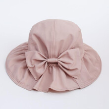 (Pink, M(56-58cm)) Japanese Straw Cotton Linen Wide Brim Sun Hat Spring Summer Fisherman Hat Foldable Bucket Hat UV Protection Fashion