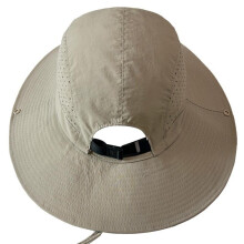 (Dark khaki, one size) Women's Quick-Dry Fishing Sun Hat UPF 50+ Outdoor Hiking Cap Lightweight Breathable Bucket Hat Summer