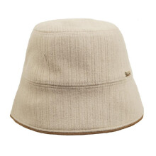 (White, one size) Women's Corduroy Bucket Hat Winter Thick Wool Fedora Sun Shade Face Cover Fleece Beanie Casual