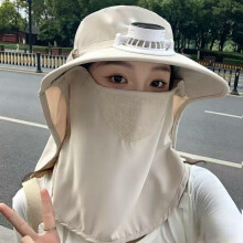 (Beige) Simple Japanese Sun Protection Brim Hat Women Trendy Spring Summer Outdoor Fisherman Hat Unisex
