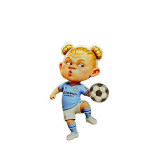 (shape 1) Haaland Topknot Rotating Refrigerator Magnet Funny Football Magnet Man City Fan Creative Gift Unique Design