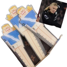 Haaland Habb Abstract Funny Ruler Cartoon Creative Student Stationery 15cm Fun Straight Ruler Multifunctional Measuring Tool