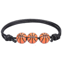 Universal Wax Line Baseball Basketball Bracelet Tennis Rugby Bracelet Boys Girls