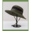 (Dark gray, Adjustable) Men's Summer Breathable Quick-Dry Mesh Sun Hat Foldable Outdoor UV Protection Cap 3