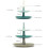 Fruit Basket 3 Tier Fruit Basket Plastic Fruit Tray, Separable Fruit Bowl Dessert Display 2