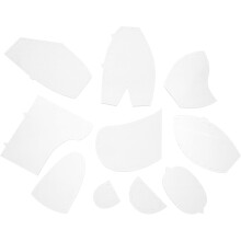 10-teiliges Set mit Memory Bear Quilting-Schablonen aus Acryl – Näh- und Bastelwerkzeug für Jungen und Mädchen