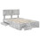 VidaXL vidaXL Bed Frame Concrete Grey 120 x 190 cm Engineered Wood 3