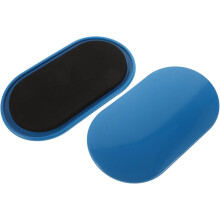 2 Stück Fitness-Gleitscheiben fürs Training, blaue Gleitscheiben für Ellipsentrainer