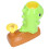 Interactive Dinosaur Flying Disc Toy for Indoor Outdoor Fun Green 4