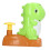 Interactive Dinosaur Flying Disc Toy for Indoor Outdoor Fun Green 2