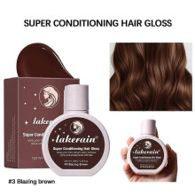 (Blazingbrown/100ml) 100ml Hair Glaze Super Gloss Color Conditioning Hair Gloss Highlights Ha