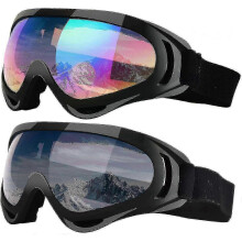 (COLOR 1) 1948: Ski Goggles for Kids, Pack of 2, Snowboard Goggles for Boys and Girls