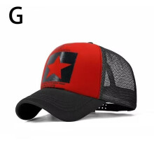 (Black3/onesize) Five-Pointed Star Print Baseball Cap Adjustable Cap Baseball Cap Ponytail Cap Men's Unisex Cap Women's Mesh Cap
