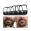 (White) (Black) 5 Sizes Goatee Shaving Template Beard Guide Shaper Beard Shaping & Styling Template For Men 1