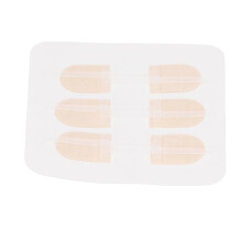 3 Strap Zipper Wound Closure Patches Breathable Seamless Elastic Zip Sutures Bandages for Wound Care 90 X 20mm / 3.5 X 0.8in