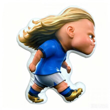 Erling Haaland Football World Cup Star Plush Toy 40cm Stuffed Doll Keychain Pendant Pillow Souvenir Gift