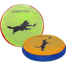Dog Flying Discs - 2 Pack Interactive Dog Fetch Toys Durable Soft Waterproof Dog Floats in Water & Safe on Teeth