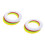 Flying Disc Hollow Flying Disc for Beach 8Pcs Assorted Color Durable Plastic 4