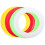 Flying Disc Hollow Flying Disc for Beach 8Pcs Assorted Color Durable Plastic 3