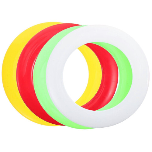 Flying Disc Hollow Flying Disc for Beach 8Pcs Assorted Color Durable Plastic 2
