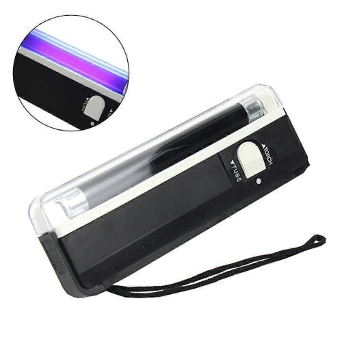 Currency Detector UV Fluorescence Detection UV Curing Portable Currency Detector UV Light with Flashlight 1
