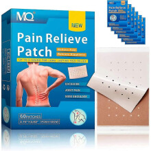 60pcs Pain Relief Patch Plaster, Heat Treatment Pain Relieve Patch Pains Long-lasting Pain Relief Relief Knee Pain