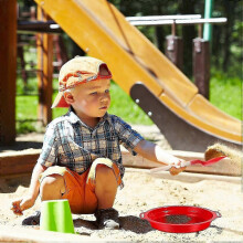 4 PCS Beach Sand Sifter Sifter 9.75 x 8.75 inches Plastic Beach Sand Sifter Tray Toy Gift Set Boys Girls Sand Shell Sifter