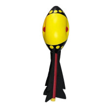 (yellow) 1Set Outdoor Sport for Play Toy Toss Game Toy Long Range Flying Distance Whistle Inside Lightweight Outdoor Flying Toy G yellow
