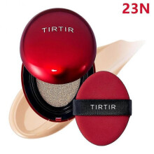(23N natural color) TIRTIR Mask Fit-Red Cushion Foundation - Semi-matte finish to cover blemishes